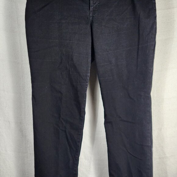 Style and Co. Denim Black Slim Leg Cotton Poly Span Stretch Jeans Size 20W - Picture 5 of 16